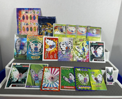 Pokemon Lot of Cards and Stickers Butterfree #12 Butterfree Pokemon Lot of 19 - Image 1