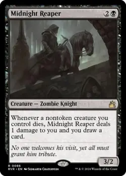 Midnight Reaper -Foil Near Mint MTG Ravnica Remastered - Image 1