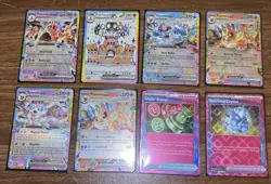 POKEMON TCG S&V Lot Of 12 Cards: Rainbow EX, Full Art Trainers, AceSpecs - Image 4