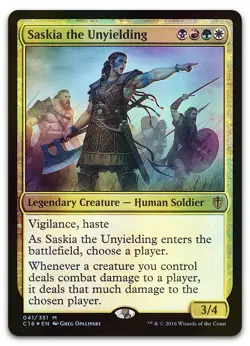 Saskia the Unyielding #41 (Foil) (LP) Commander 2016 C16 Magic MTG - Image 1
