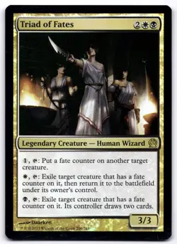 MTG Triad of Fates - Theros Foil | LP - Image 1