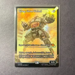 Krang, Utrom Warlord (Showcase) - NM -Teenage Mutant Ninja Turtles Foil MTG 290 - Image 1