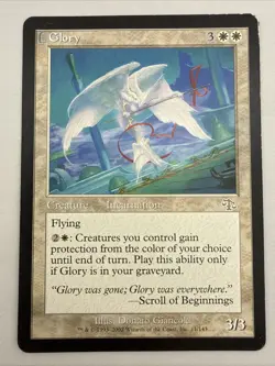 Glory x1 MTG Judgment 1x Magic Good Heavy Play HP - Image 1