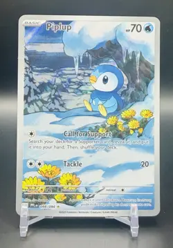 Piplup 98/94 Pokemon TCG Phantasmal Flames Illustration Rare Card Near Mint NM - Image 1