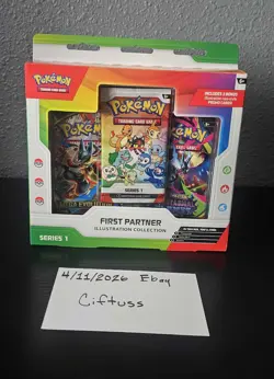 Pokemon TCG First Partner Illustration Collection Series 1 New Sealed x1 - Image 1