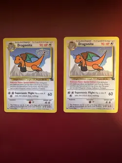 Pokemon TCG Dragonite Black Star Promo Card #5 Vintage 1999 - Image 1
