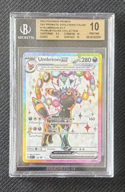 💎 BGS 10 Umbreon Ex Full Art #176 2025 Pokemon Svp Black Star Promo Italian - Image 1