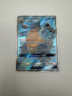 2019 Pokemon Blastoise GX SM189 Sm Holo Black Star Promo NM - Image 1