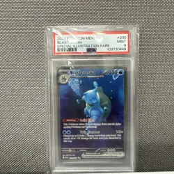 Pokemon TCG Blastoise ex Special Illustration Rare Holo 200/165 PSA 9 - Image 2