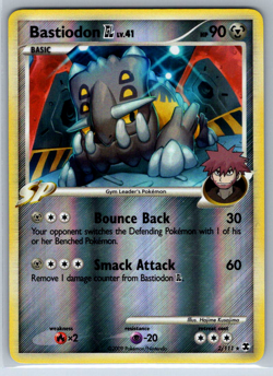 Pokemon Bastiodon GL Reverse Holo Rare Platinum Rising Rivals 2/111 MP - Image 1