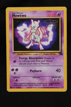 Mewtwo 3/53 MP WOTC Wizards Black Star Movie Promo Regular Pokemon TCG - Image 1