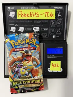 (VERY HEAVY)🔥 22.62g Pokemon TCG Mega Evolution Booster Pack Factory Sealed✅ - Image 1