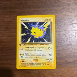 Pokemon Pikachu 70/111 Neo Genesis Common Regular 1st Edition - Image 1