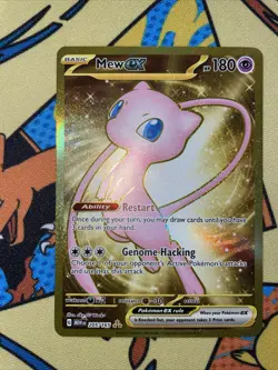 Pokemon TCG Mew EX 205/165 Scarlet & Violet Holo Hyper Rare NM Condition - Image 1