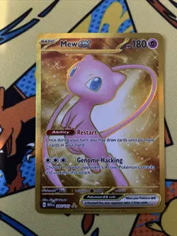 Pokemon TCG Mew EX 205/165 Scarlet & Violet Holo Hyper Rare NM Condition - Image 2