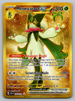 Meowscarada ex Pokemon Paldea Evolved 271/193 Full Art Hyper Rare NM - Image 1