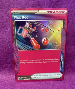 ✨Max Rod 116/131 Prismatic Evolutions Holo Pokemon TCGU✨ - Image 1