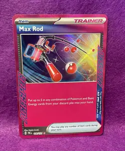 ✨Max Rod 116/131 Prismatic Evolutions Holo Pokemon TCGU✨ - Image 2