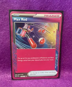 ✨Max Rod 116/131 Prismatic Evolutions Holo Pokemon TCGU✨ - Image 3