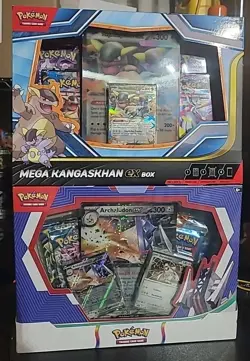 Pokemon Sealed Box Bundle Reshiram EX, Archaludon EX, Mega Kangaskhan EX - Image 1