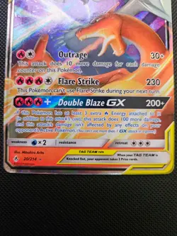 Pokemon TCG Reshiram & Charizard GX 20/214 Sm-Unbroken Bonds TAG TEAM Holo 270 … - Image 3