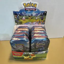 Pokemon Tin Display Box Pikachu Clefairy Lucario Multicolor Pokemon TCG - Image 1