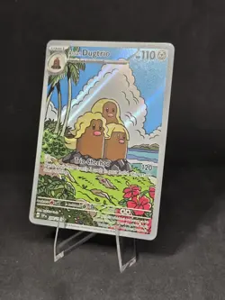 Pokemon Alolan Dugtrio Illustration Rare 208/191 Surging Sparks Nm-M - Image 2