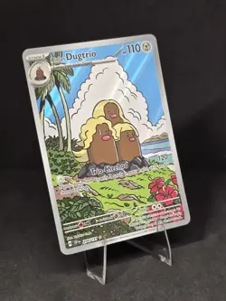 Pokemon Alolan Dugtrio Illustration Rare 208/191 Surging Sparks Nm-M - Image 3