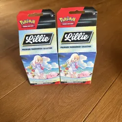 2 x Lillie Premium Tournament Collection Box - Pokemon. New/sealed - Image 1
