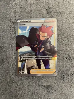 Pokemon TCG — Lance Full Art 192/195 — Silver Tempest (NM) - Image 1