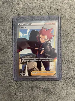 Pokemon TCG — Lance Full Art 192/195 — Silver Tempest (NM) - Image 3