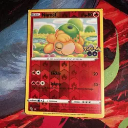 Numel -Peelable Ditto 013/078 ERROR Pokemon GO Reverse - Cut Error Make Offer - Image 1