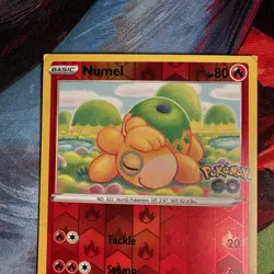 Numel -Peelable Ditto 013/078 ERROR Pokemon GO Reverse - Cut Error Make Offer - Image 2