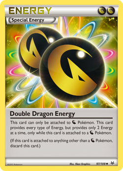 Double Dragon Energy 97/108 UC Roaring Skies Pokemon Reverse Holo LP - Image 1