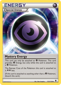 Mystery Energy 112/119 UC Phantom Forces Pokemon Reverse Holo LP - Image 1