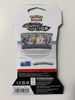 (HEAVY)🔥32.72g Pokemon TCG Journey Together Sleeved Booster Pack Factory Sealed - Image 3
