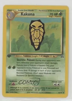Kakuna 1st Ed. Pokemon Neo Discovery #41 2001 - Image 1