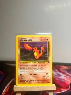 Pokemon TCG Charmander Common Regular Team Rocket NM Vintage 50/82 - Image 1