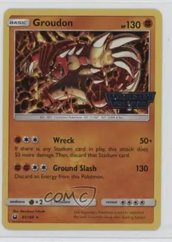 Groudon (Cosmos Holo Gamestop Promo) Pokemon Sun & Moon Celestial Storm #81 - Image 1