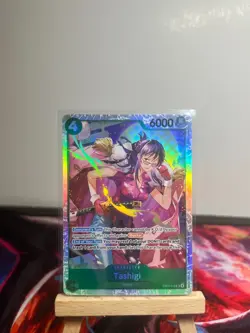 One Piece CCG Tashigi Tashigi Super Rare Foil EB03-018 SR NM - Image 1