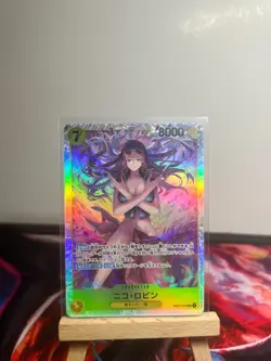 One Piece CCG Nico Robin Nico Robin Super Rare Foil Japanese EB03-055 - Image 1