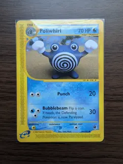 Pokemon Poliwhirl Expedition Base Set Card 089/165 Regular NM Condition - Image 1