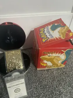 Pokemon Charizard 23K Gold-Plated Card Burger King 1999 - Image 1