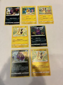 Lot Of 7 Morpeko Pokemon Cards - Image 1