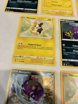 Lot Of 7 Morpeko Pokemon Cards - Image 4