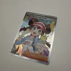 Pokemon TCG Rosa's Encouragement Perfect Order 123/088 SAR Holo Trainer Card - Image 2