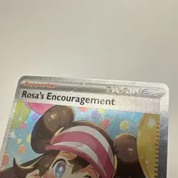 Pokemon TCG Rosa's Encouragement Perfect Order 123/088 SAR Holo Trainer Card - Image 3