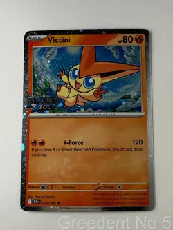 Victini (Black Bolt Stamped) 012/086 Holo Cards & Products Pokemon NM - Image 1
