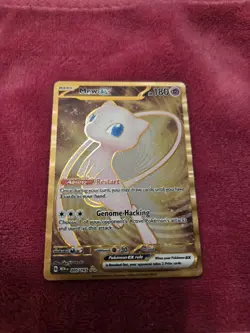 Pokemon Mew EX Metal Gold Card #205/165 Scarlet & Violet 151 Promo 🔥 - Image 1
