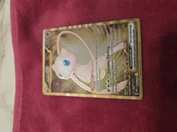 Pokemon Mew EX Metal Gold Card #205/165 Scarlet & Violet 151 Promo 🔥 - Image 3